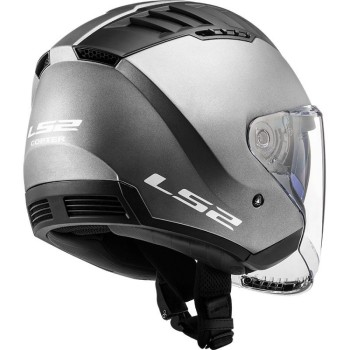 Casque LS2 Copter OF570 Solid Mat Silver