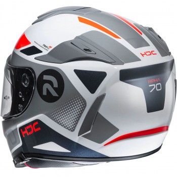 Casque HJC Rpha70 Shuky Blanc Gris Rouge