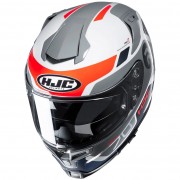 Casque HJC Rpha70 Shuky Blanc Gris Rouge
