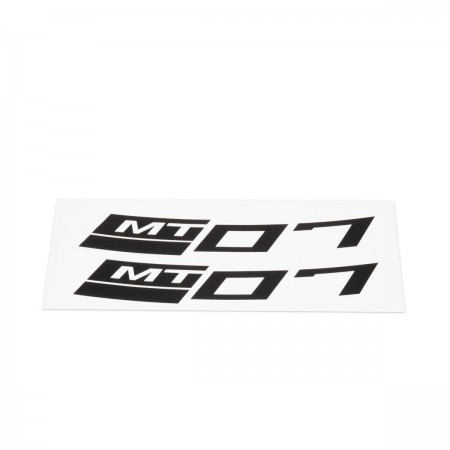 Stickers rétroréfléchissants Noir Yamaha MT-07 pour jante Arriere