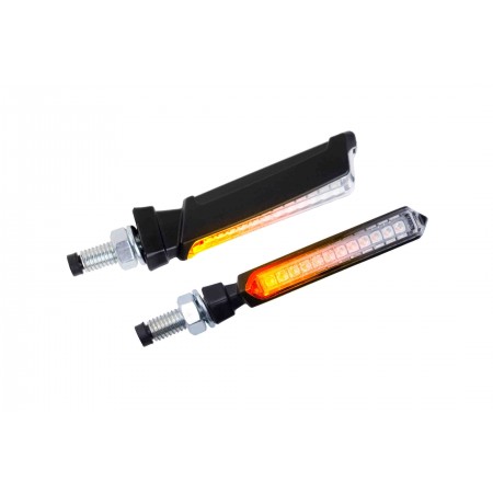 Clignotants Thin Puig Led Sequentiel Noir Clignotants Thin Puig Led Sequentiel Noir