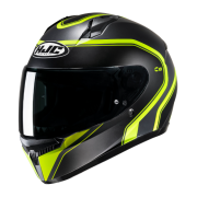 Casque HJC C10 Elie MC3HSF Noir Mat Jaune