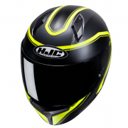 Casque HJC C10 Elie MC3HSF Noir Mat Jaune