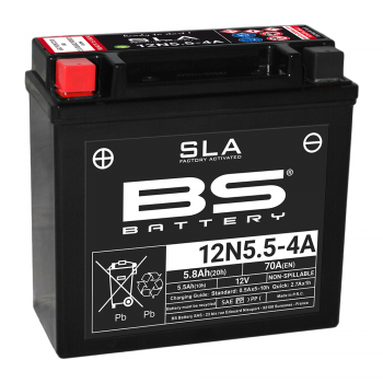 Batterie BS 12N5.5-4A/4B 12V 5,8Ah SLA
