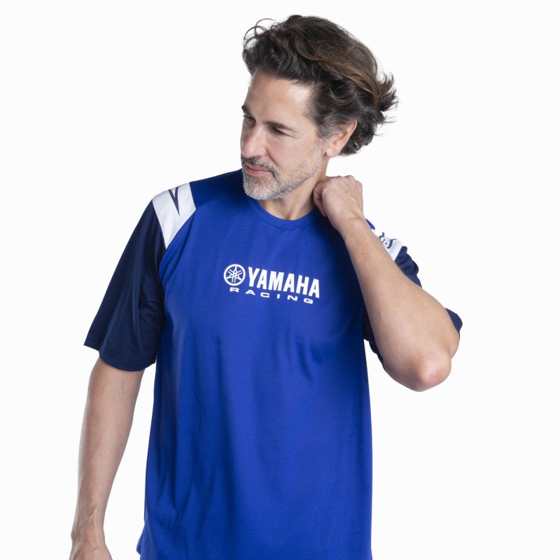 Maillot Yamaha Vintage Années 70 - Jaune à Rayures - Taille S - Enduro Moto