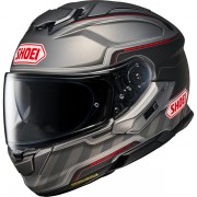 Casque SHOEI GT-Air 3 Discipline TC-1 Argent Rouge