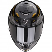 Casque moto integral Scorpion Exo-1400 Evo Carbon Air Kydra Noir Or