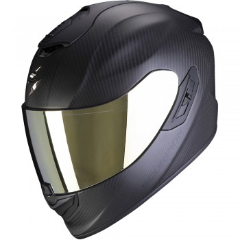 Casque moto integral Scorpion Exo-1400 Evo Carbon Air Solid Mat