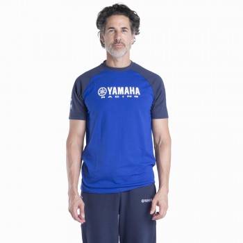 T-shirt Yamaha Paddock Bleu Homme VADODARA