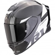 Casque  moto  integral Scorpion EXO-R1 Evo Carbon Air Rally Noir Blanc