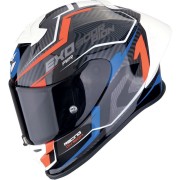 Casque moto integral Scorpion EXO-R1 Evo 2 Air Coup Noir Rouge bleu