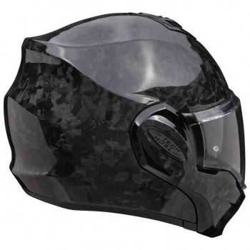 Casque Moto Modulable Scorpion Exo-Tech Evo Onyx Carbon