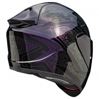 Casque Moto Integral Scorpion Exo-1400 Evo 2 Air Fantasy Noir Cameleon