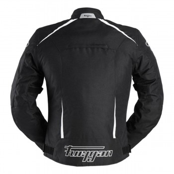 Blouson Moto Furygan Yori Noir Blanc Blanc