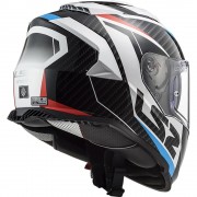 Casque moto integral  LS2 FF800 Storm 2 Racer Rouge Bleu