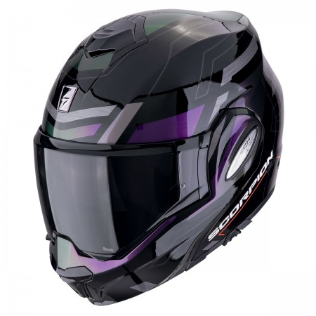 Casque Scorpion Exo-Tech Evo Conquer Noir Cameleon