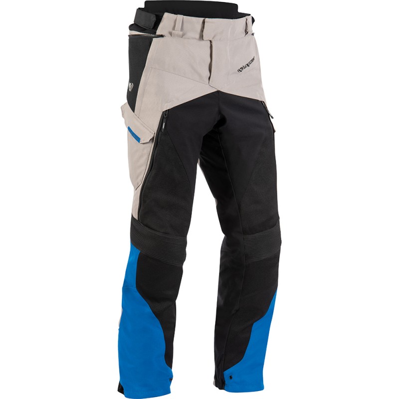 Pantalon Moto Ixon Eddas PT X-Dry Gris Bleu Noir