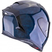 Casque Moto Integral Scorpion EXO-R1 Evo Carbon Air Onyx bleu