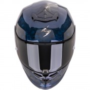 Casque Moto Integral Scorpion EXO-R1 Evo Carbon Air Onyx bleu