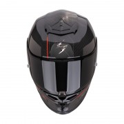 Casque Moto integral Scorpion EXO-R1 Evo Carbon Air Cynergy Noir Rouge