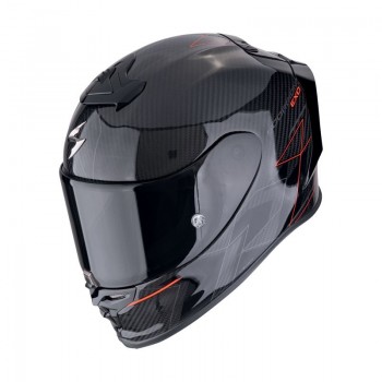 Casque Moto integral Scorpion EXO-R1 Evo Carbon Air Cynergy Noir Rouge