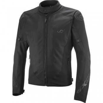Blouson Ixon Demoniak Noir – Blouson Moto Homme Textile, Protections CE, Doublure Amovible