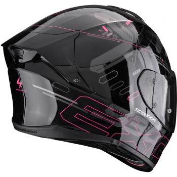 Casque moto Scorpion EXO-530 Air Fond Noir Rose