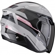 Casque moto jet Scorpion EXO-230 Hipe Gris Rose
