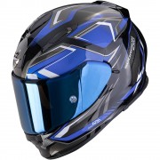Casque Scorpion EXO-491 Zumo Noir brillant Bleu